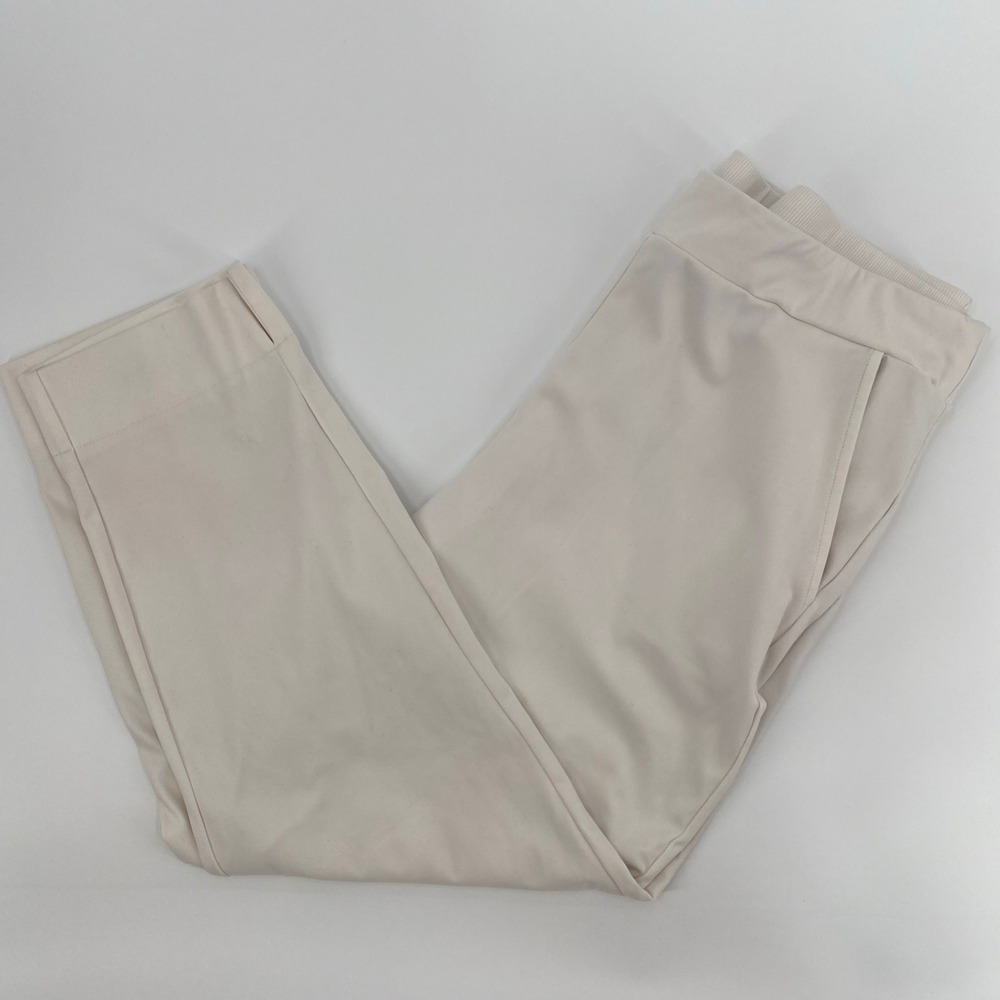 Rachel Zoe‎ Pants Women Extra Large Cream Stretch Tapered Pull On Chic Stretch